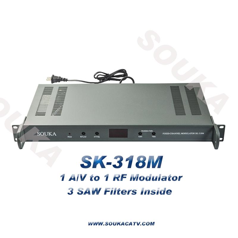 3 SAW Filter rf modulator